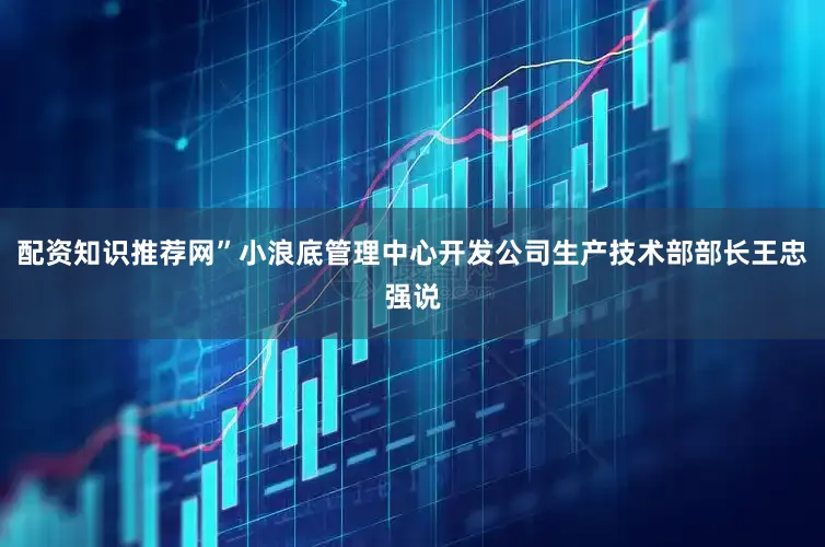 配资知识推荐网”小浪底管理中心开发公司生产技术部部长王忠强说